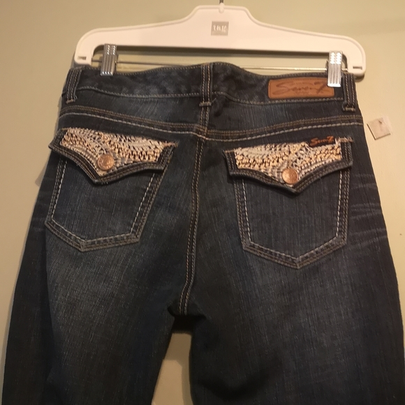 Ladies slim boot cut jeans 10 - Picture 3 of 6